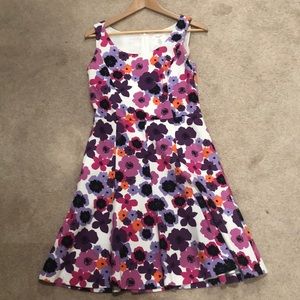 Purple flower dress. Kate hill 6 petite